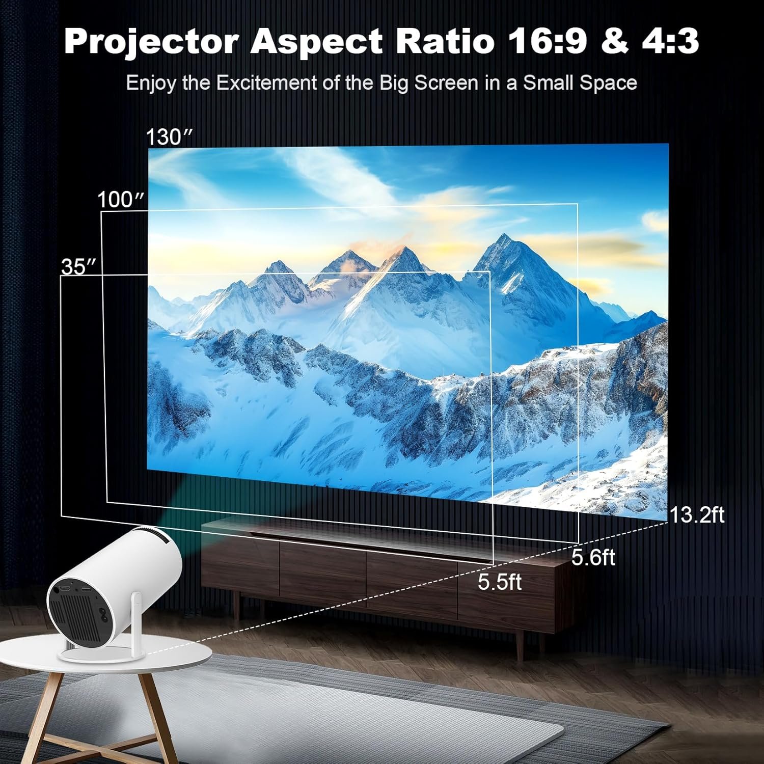 4K 1080P Mini Projector Review