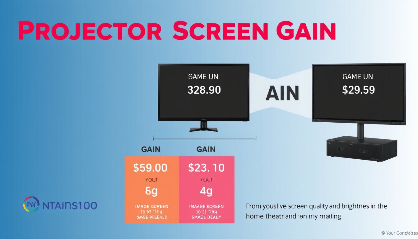 Maximizing Your View: Understanding the Impact of Projector Screen Gain on Image Quality and Performance