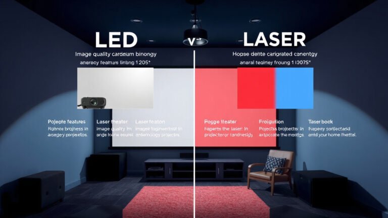 LED vs. Laser Projectors: Which Technology is Right for Your Home Theater?