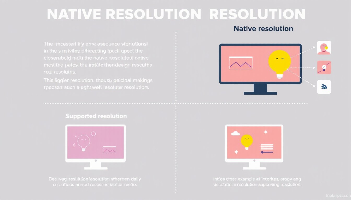 Understanding the Difference: Native Resolution vs. Supported Resolution Explained