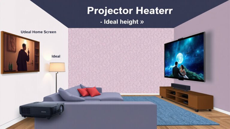 Finding the Perfect Projector Screen Height: A Complete Guide to Optimal Setup for an Amazing Viewing Experience