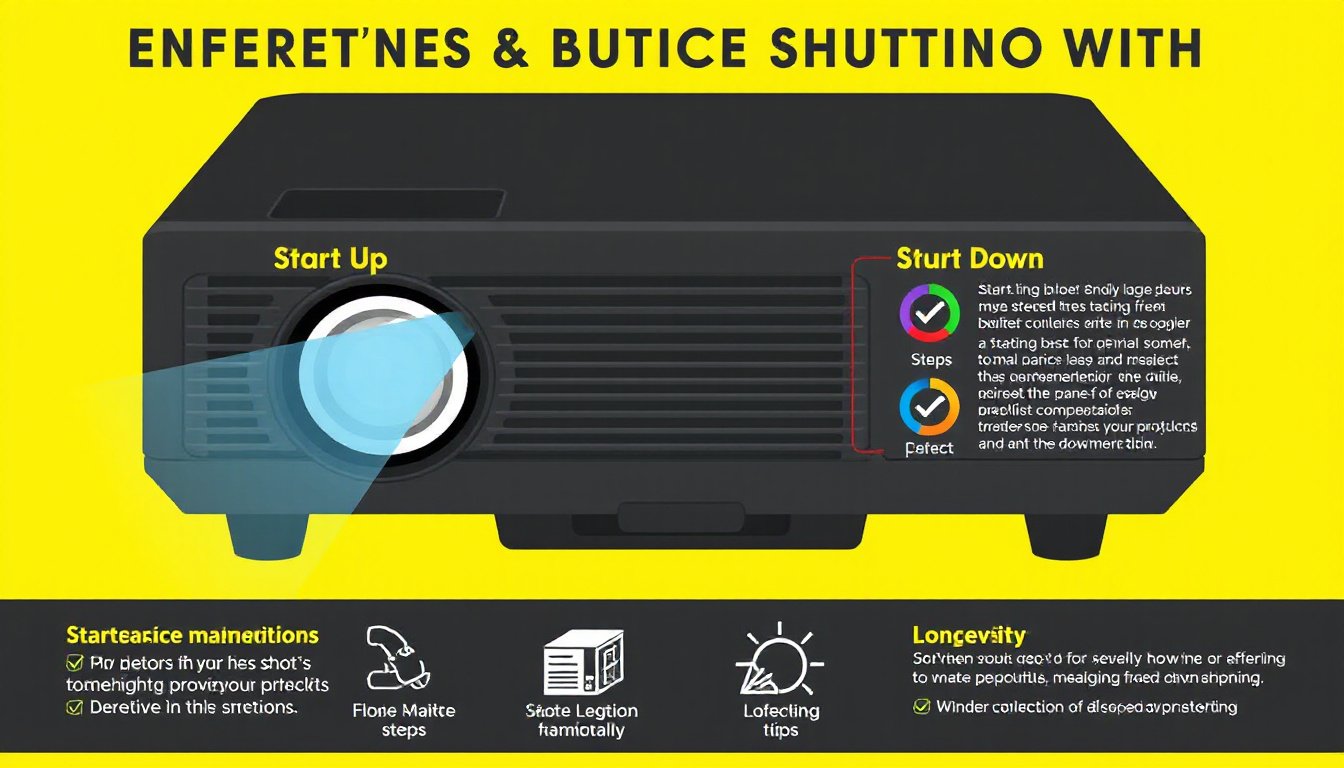 Mastering Projector Care: Essential Startup and Shutdown Best Practices for Longevity and Performance