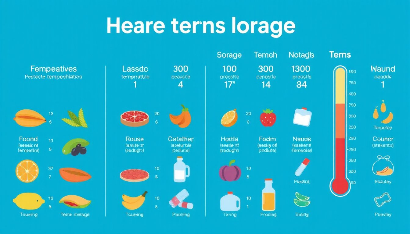 Mastering Storage Temperature Ranges: Essential Guidelines for Optimal Preservation of Your Products