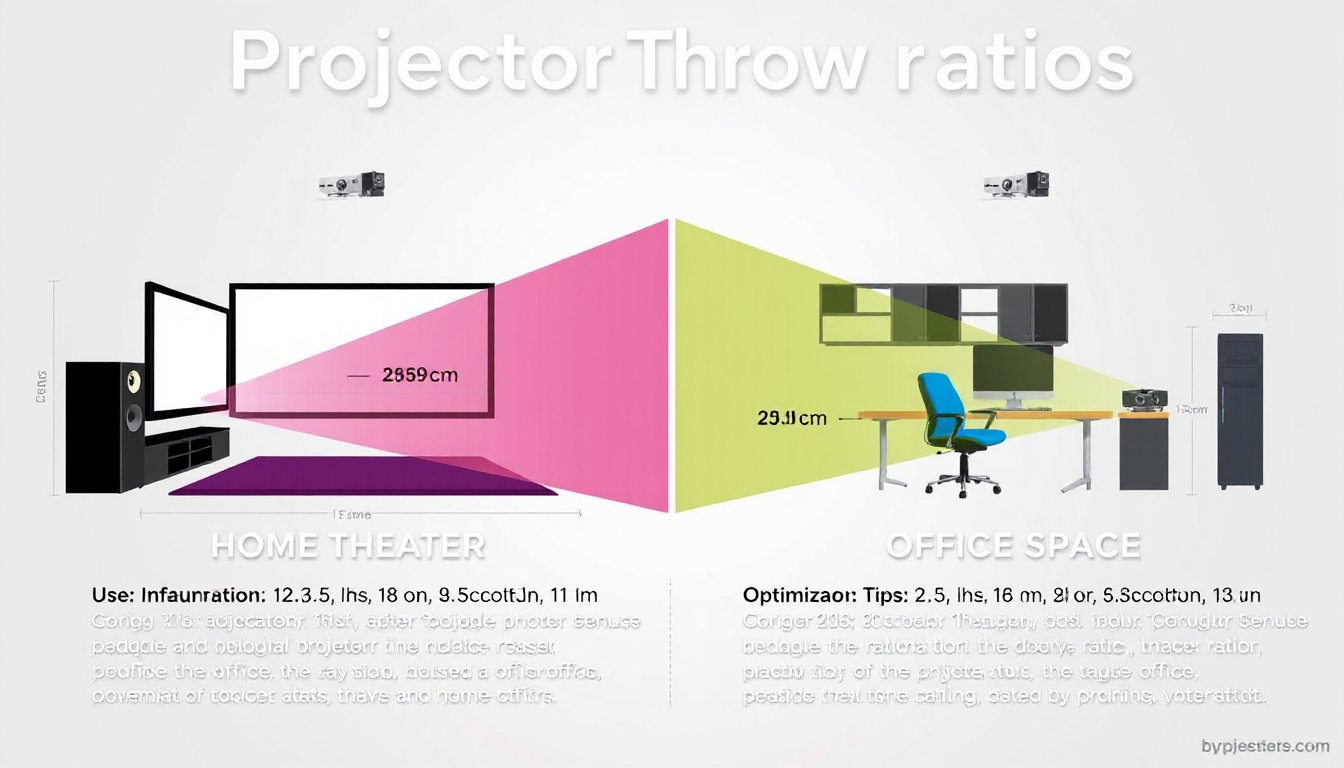 Mastering Projector Throw Ratios: A Comprehensive Guide for Optimizing Home Theater and Office Spaces
