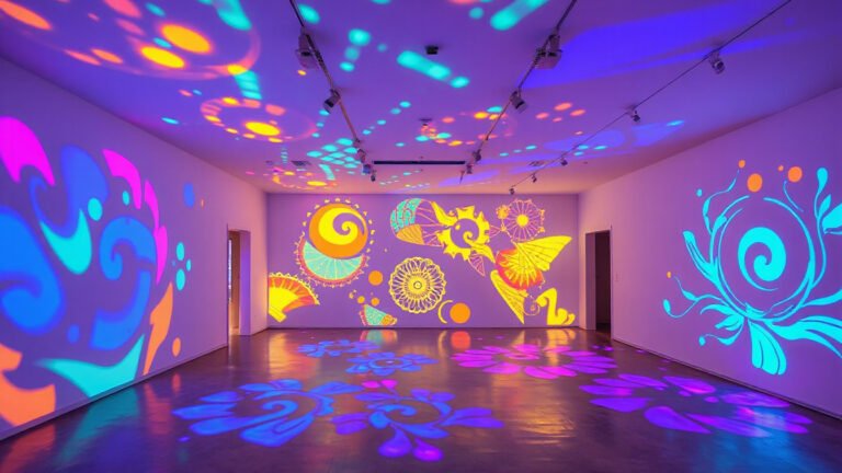 Illuminating Creativity: Transforming Art Installations with Projectors