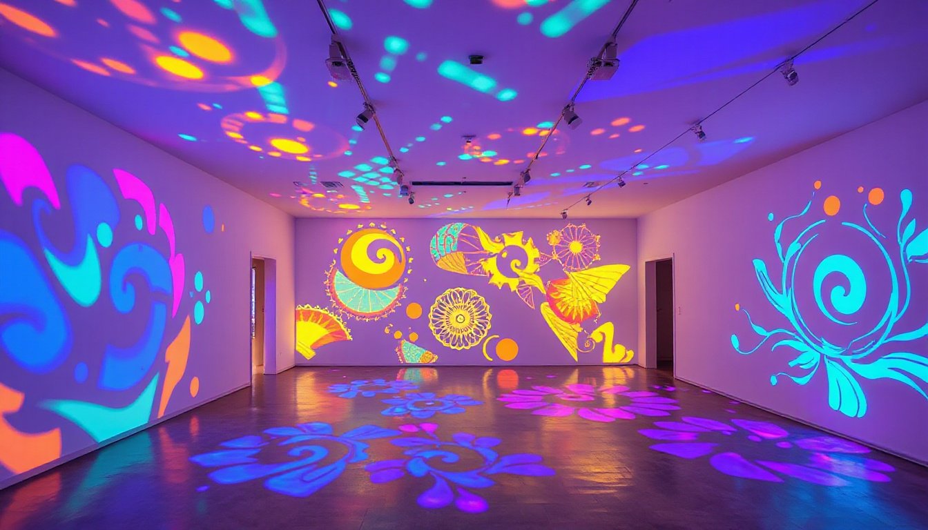 Illuminating Creativity: Transforming Art Installations with Projectors